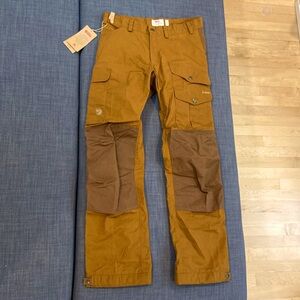 NWT Fjallraven Vidda Pro Trouser Mens EUR 48 (US 32 waist) Chestnut Timber Brown